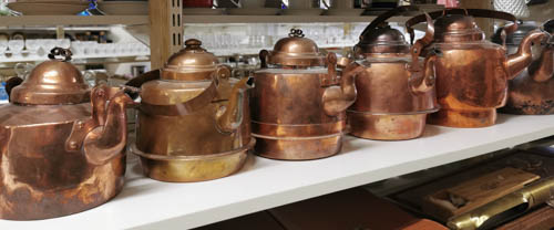 Kupariset kahvipannut 17124